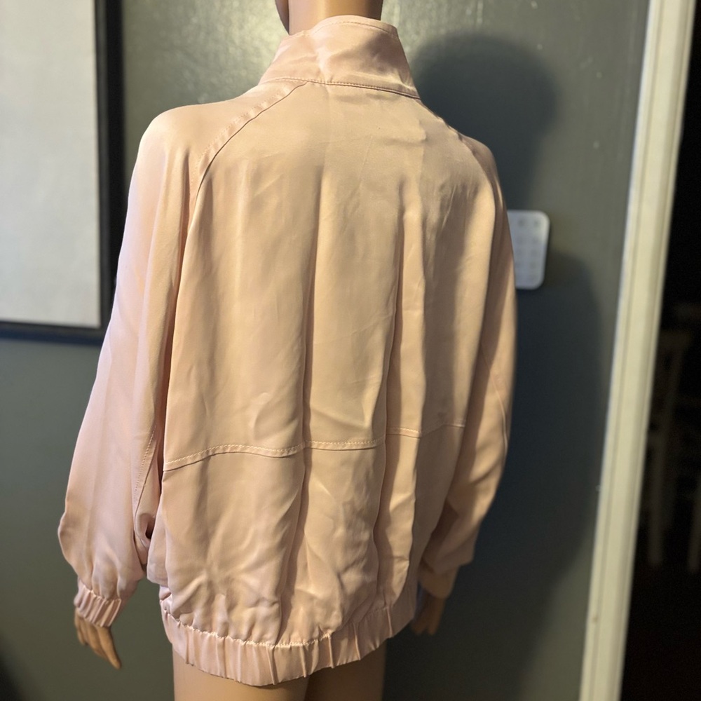 Zara Light Pink Bomber Jacket - Picture 2 of 5